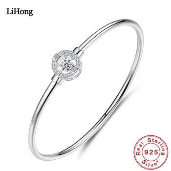 

New Design 100% 925 Sterling Silver Bracelet Love Bounce AAA Zircon Crystal Bracelet Woman Birthday Gift