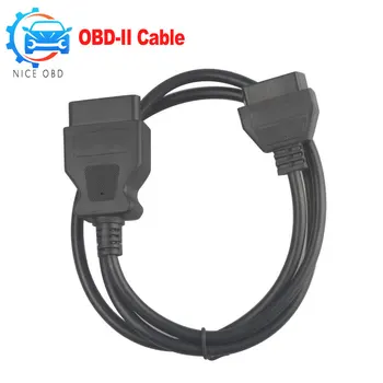 

1M OBDII 16Pin Male to OBD Female Extension Cable 1 meter 16 pin Male to Female Connector Auto diagnostic cable