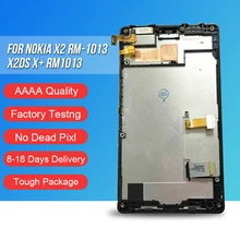 Ackoolla мобильных телефонов Дисплеи для nokia x2 rm-1013 x2ds X + RM1013 аксессуары Запчасти дисплеев мобильных телефонов Сенсорный экран