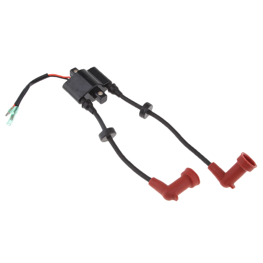 

Outboard Ignition Coil Assy For Yamaha 9.9HP-40HP 2 Or 4 Stroke Engine Alloy Coil 8.27 Inch & 9.45 Inch Wire Length