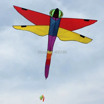 

Free Shipping Outdoor Fun Sports 2m Power Animal/ Insect/ Dragonfly Kite With Long Tail And Flying Tools Factory Outlet