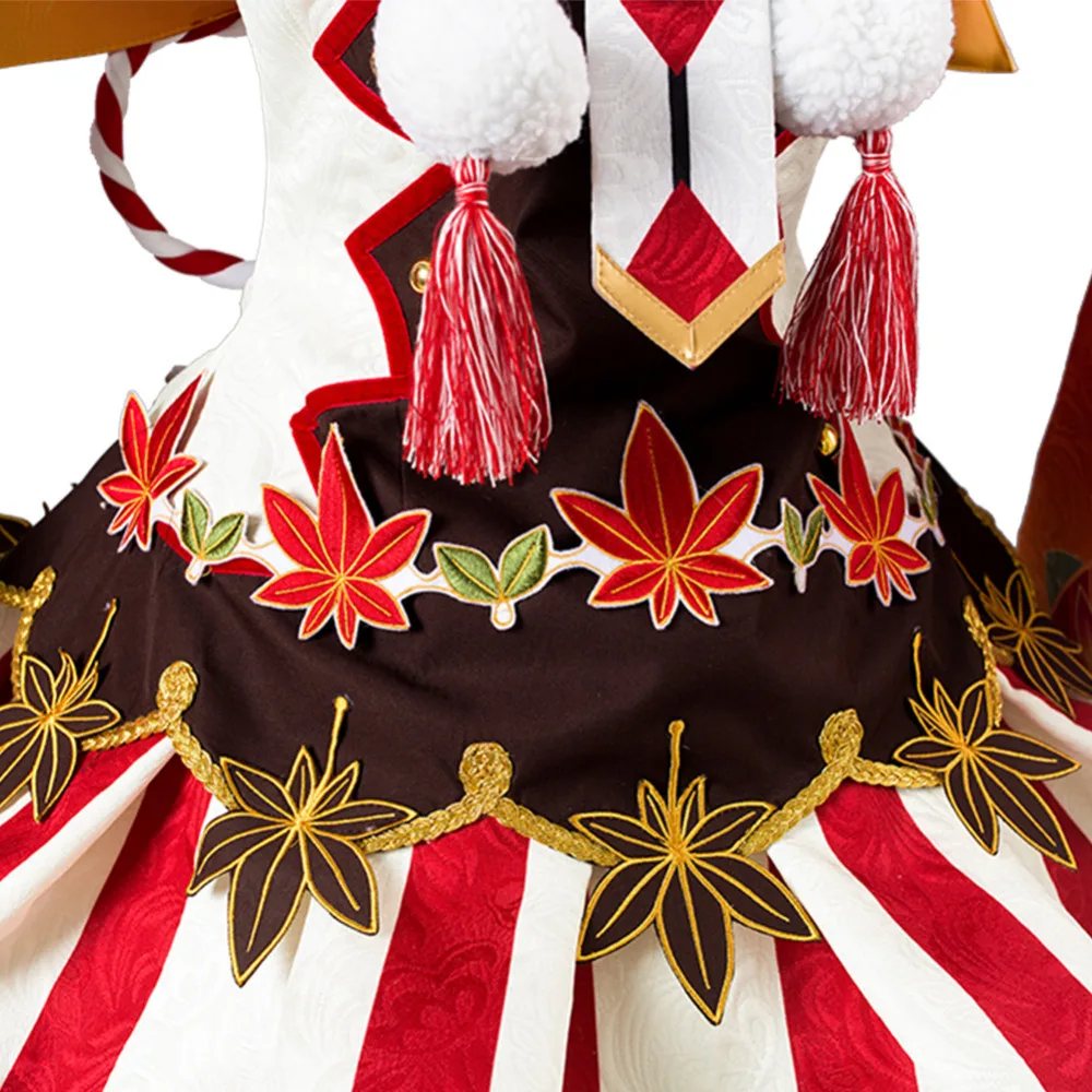 LoveLive Косплей Рубин куроза акурес кленовые листья Ver кимоно костюм для девочек
