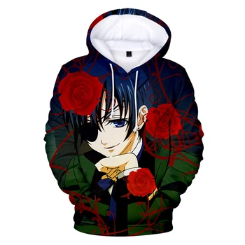 

Hot Anime Black Butler 3D Hoodies Men Women Unisex Spring Fall Winter Handsome Harajuku Long Sleeve pullovers