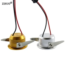 ZINUO 1 шт. 1 Вт 3 Вт мини led лампы для кабинета Мини Светодиодный точечный светильник AC85-265V Светодиодный точечный светильник лампа включает в себя Светодиодный драйвер для Кухня вешалка для одежды