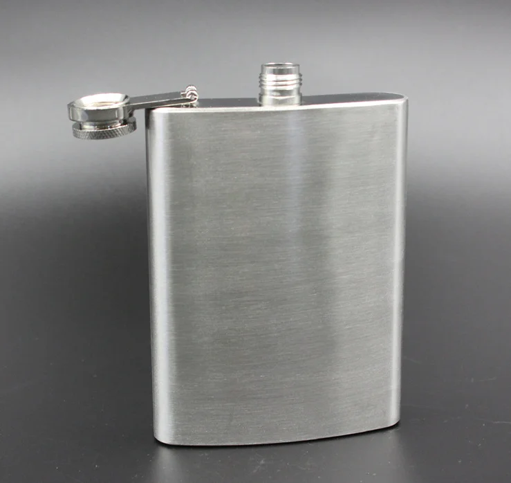 

8oz Carrier Pocket Flask Drink Stainless Steel Alcohol water Wine Bottle outdoor