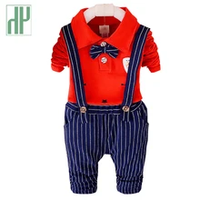 HH 1-quatre années Enfants Vêtements set 2 pcs Garçons vêtements En Coton T-shirt + Pantalon à bande formelle vêtements pour enfants filles bébé de mariage costumes