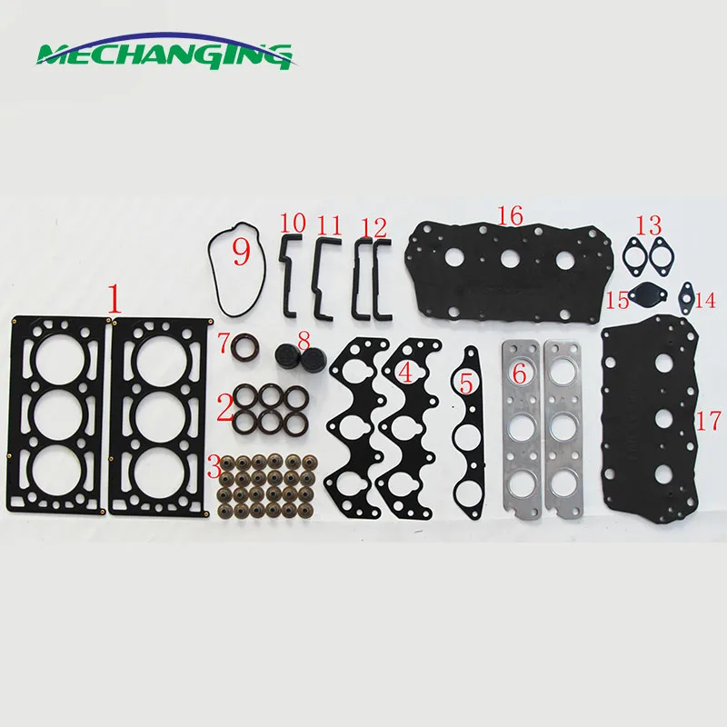 

FOR MG ZS Hatchback 180 OR MG ZT- T 160 25K4F KV6 Engine Rebuilding Kits Engine Parts Full gasket Set Overhaul Package 50207600