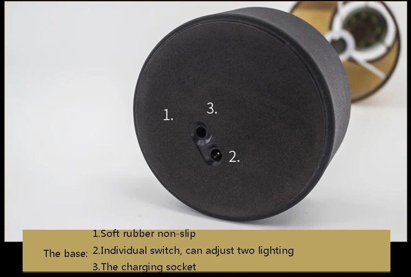 Светодиодный настольный светильник с зажимом, usb-зарядка, лампа настольная Гибкая тканевая лампа для чтения, 2 режима питания с помощью usb-устройства или аккумулятора 3AAA