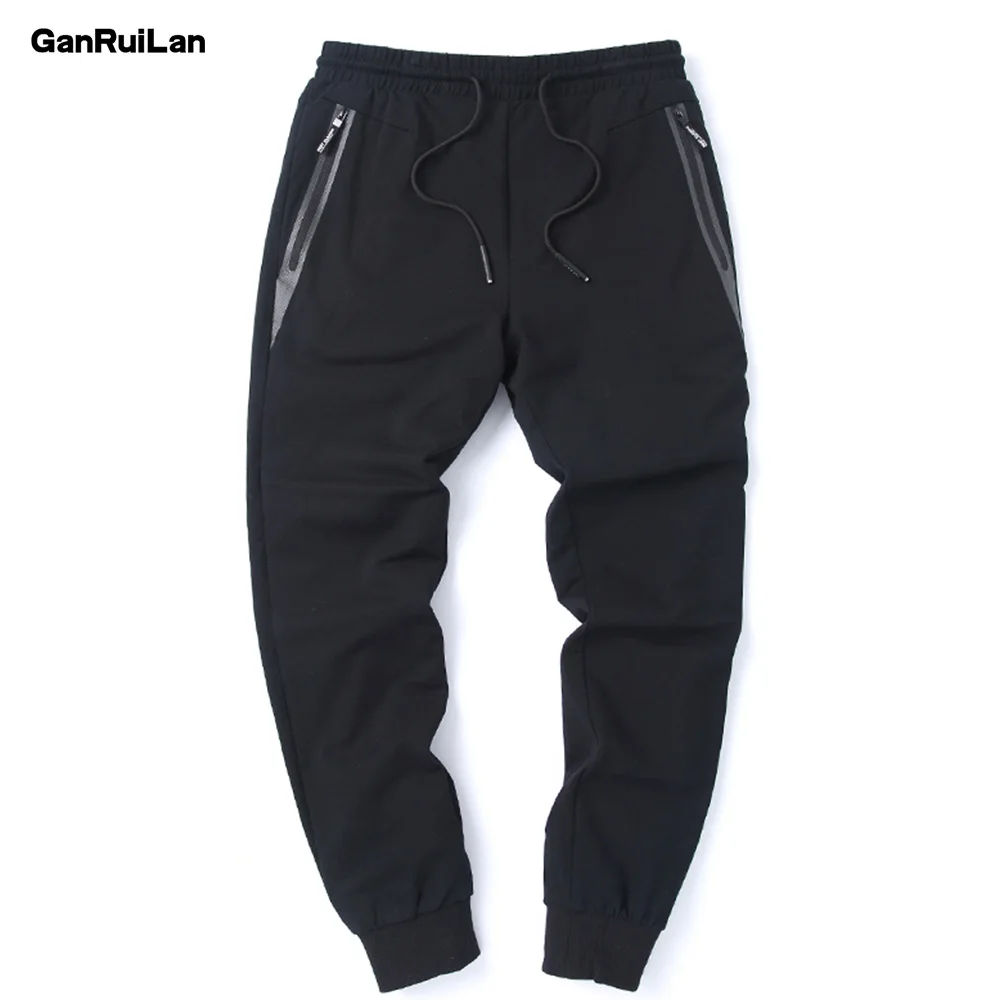

2019 Brand Mens Cotton Track pants Gyms Fitness Bodybuilding Trousers Male Solid Sportswear Casual Fashion Pencil Pants KZ18001