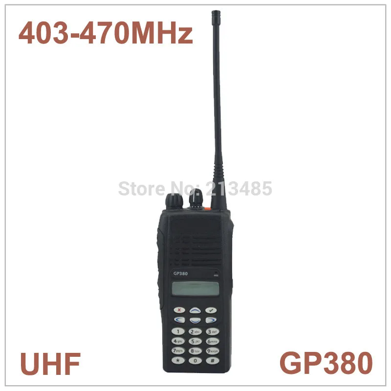 Иди и болтай Walkie Takie GP380 UHF 403-470 МГц профессиональная портативная Двусторонняя радиосвязь