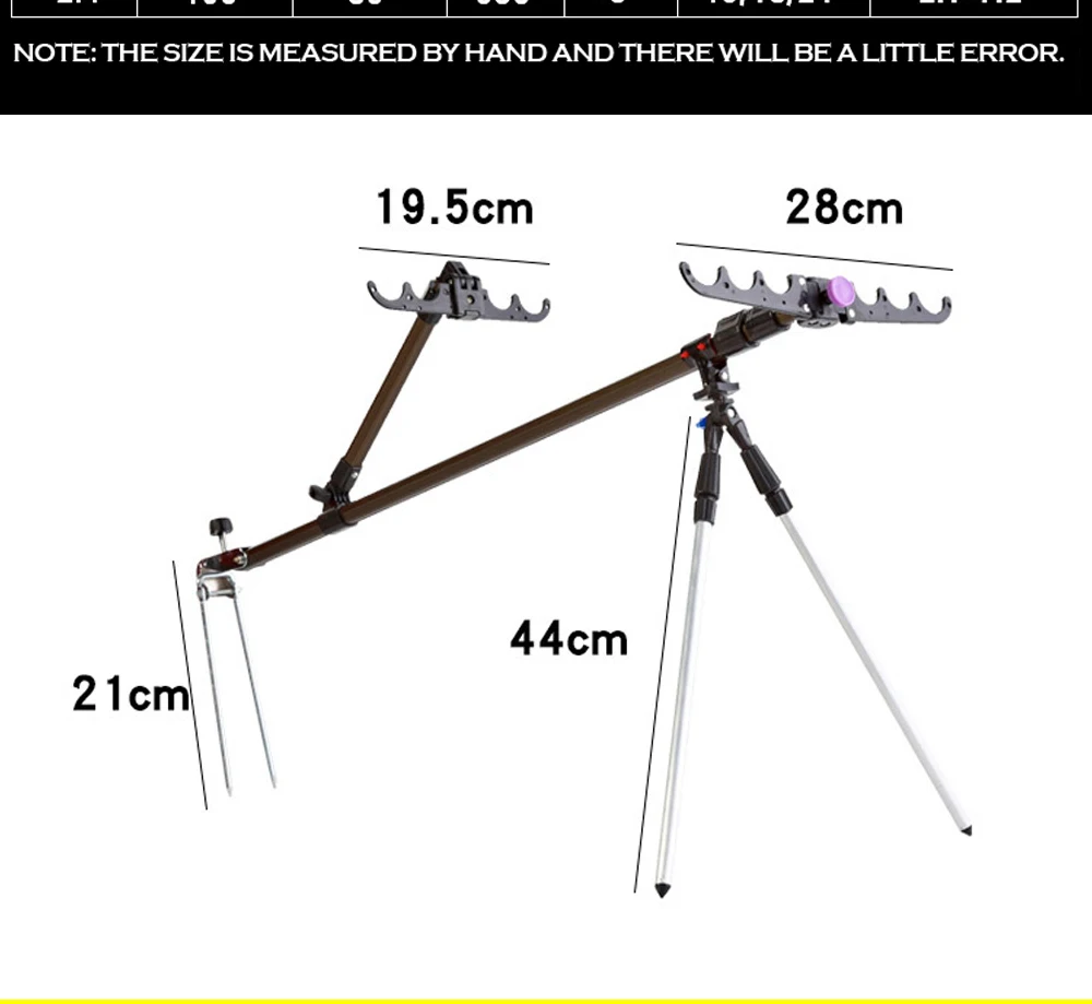 Держатель для удочки с подставкой, регулируемые удочки, 1,5 м, 1,7 м, 2,1 м, телескопический кронштейн для удочки