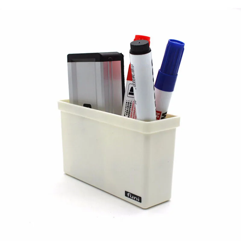 New Blackboard Chalk Pens Desk Storage Magnetic Plastic Storage Organiser Drawer Box Home Storage Boxes