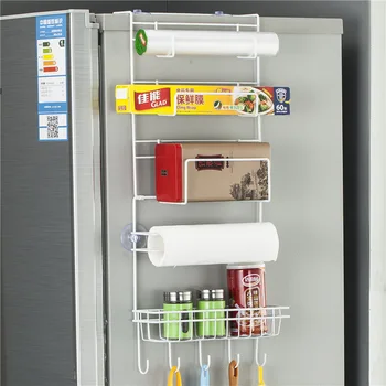 

Organization Racks Holders Refrigerator Sidewall Rack Kitchen Rack Kitchen Refrigerator Sidewall Rack Seasoning Flavoring JUL25