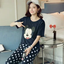 Mickey 2 Pieces Maternity Pajamas Set Cotton Pregnant Women Lounge Dot Nursing Sleepwear Breastfeeding Pajamas Maternity Clothes Mickey 2 Pieces Maternity Pajamas Set Cotton Pregnant Women Lounge Dot Nursing Sleepwear Breastfeeding Pajamas Maternity Clothes