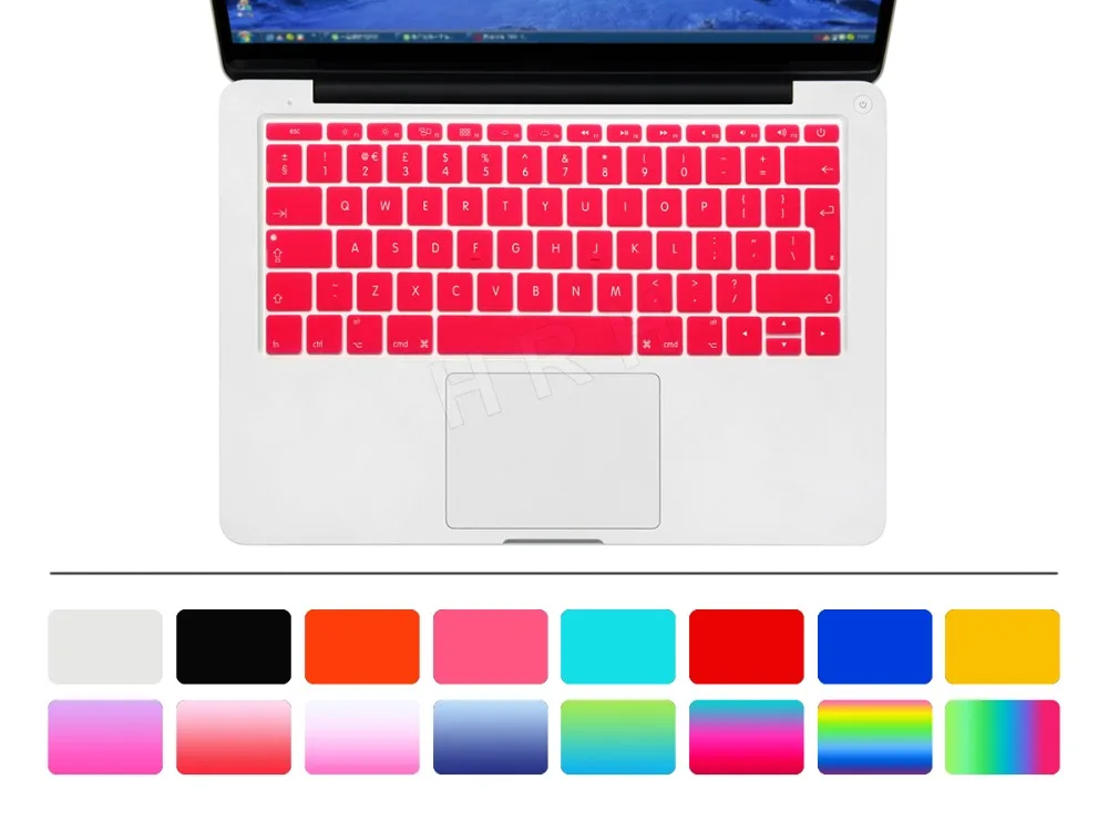 Защитная Наклейка для macbook air 12 дюймов A1534 пленка европейская версия Силиконовая