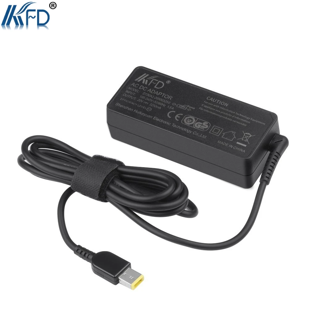 KFD 65W 20V Power AC Adapter for Lenovo Yoga 2, ThinkPad Edge E431 E531