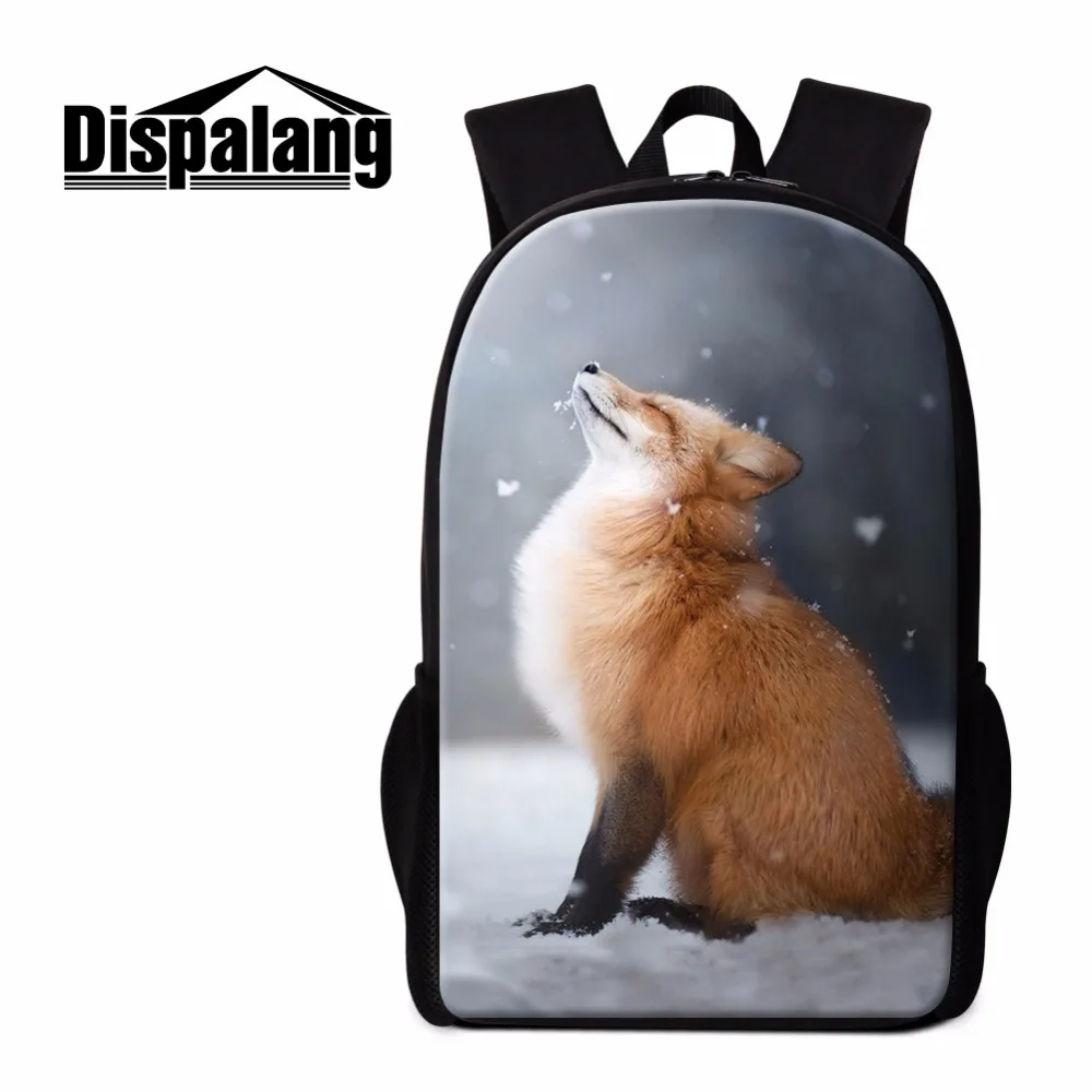Dispalang Fox Backpack for Chidlren Primary Students School Bookbags