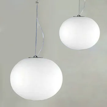 

Modern Milk White Glass Ball Pendant Lamps Restaurant/Bar Lamp Diameter 18/24/33/45cm XUYIMING
