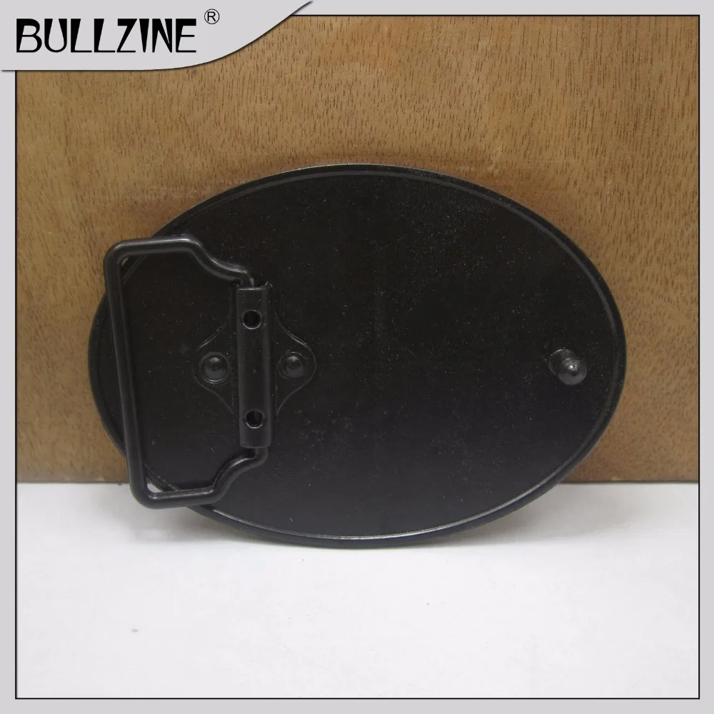 Bullzine Пряжка для пояса дракон с черным покрытием отделка FP-03526 подходит для 4 см ширина пояса