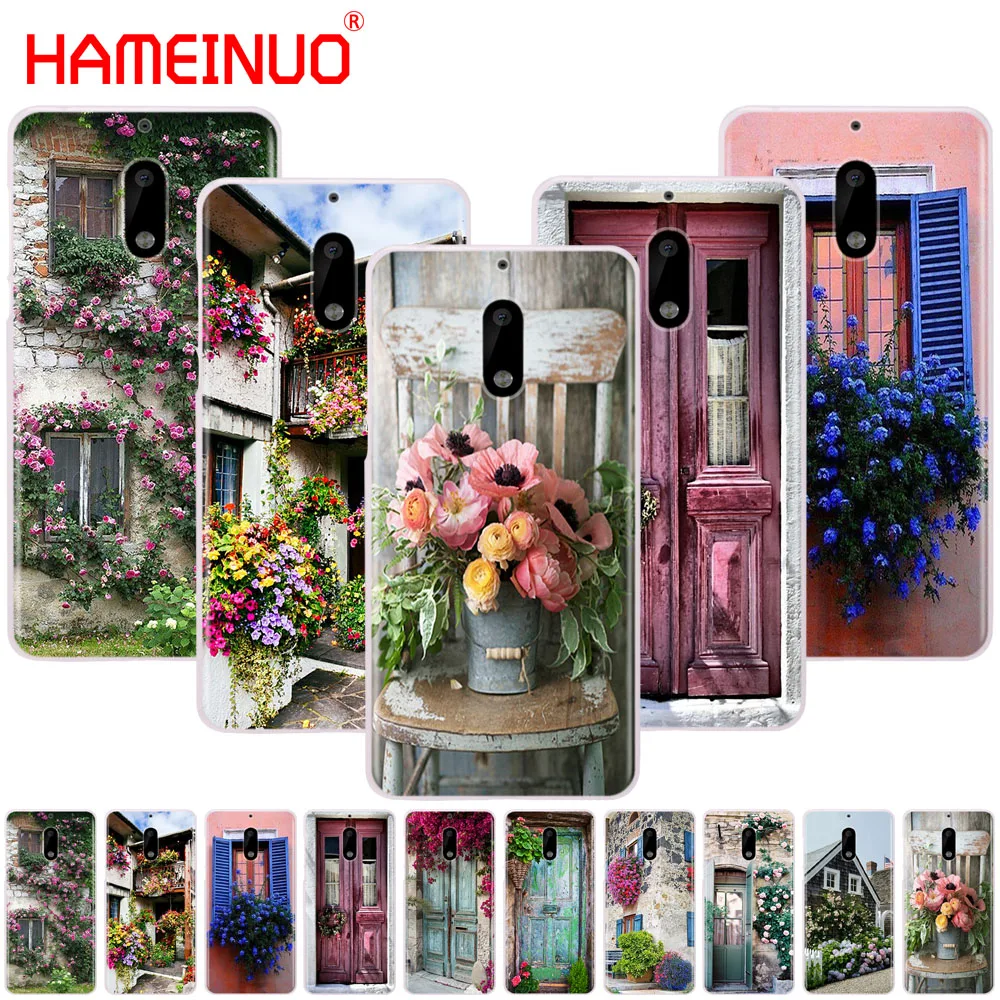 HAMEINUO House With Flowers At Windows cover phone case