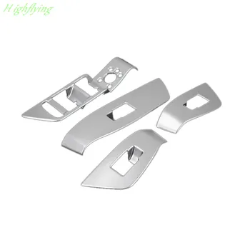 

2016 2017 For Audi A4 B9 Left Hand Side Driving Window Switch Adjusting Button Cover Trim ABS Matte 4pcs