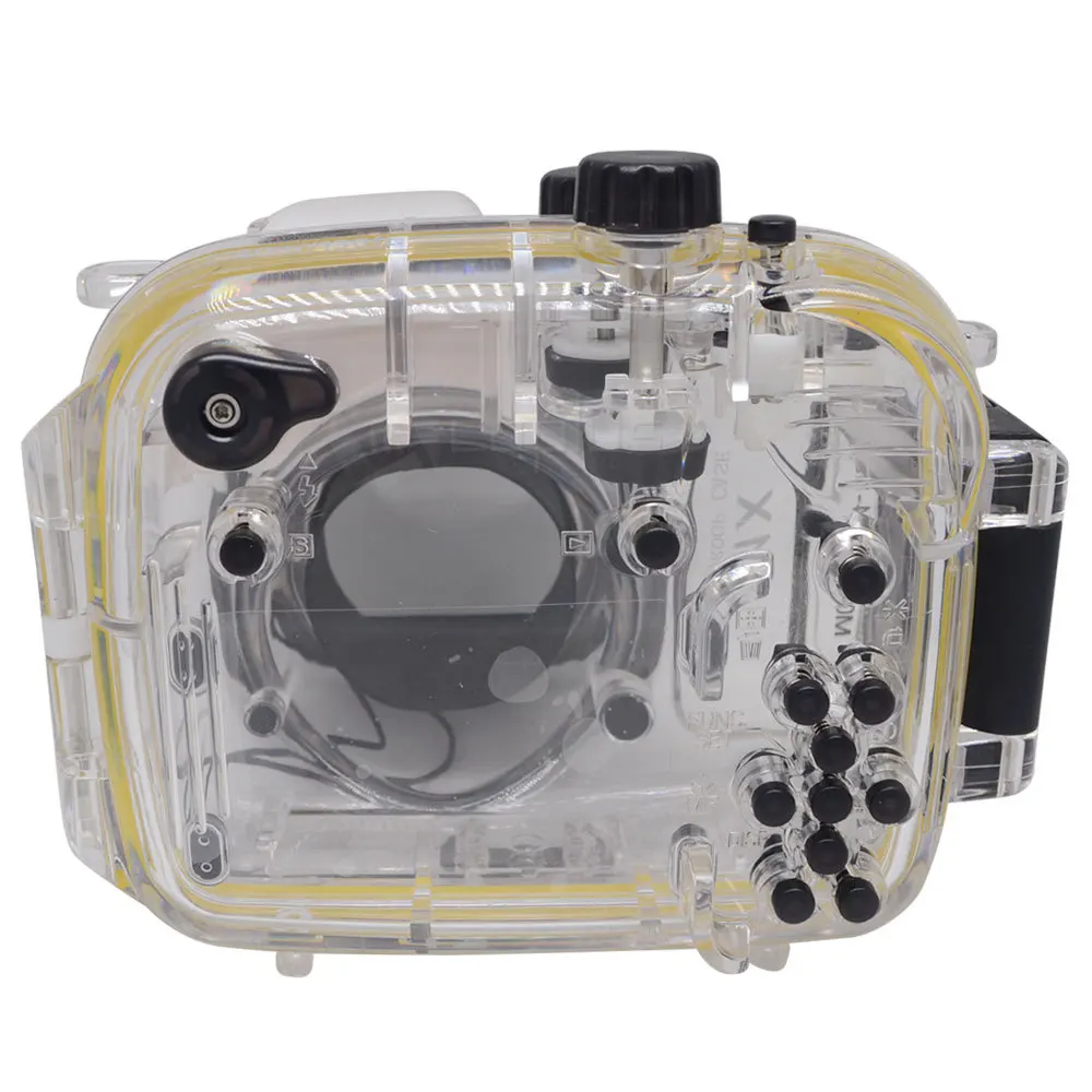 Увеличением фокусного расстояния Mcoplus 40 м/130ft Камера подводный Водонепроницаемый Корпус Дайвинг чехол для Canon Powershot G1X WP-DC44
