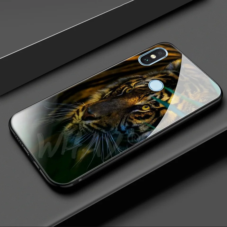 Tempered Glass Case For Xiaomi Redmi Note 5 Pro 4X Coque Silicone Luxury Back Cover Case For Xiomi Xiaomi Mi A1 8 Redmi 5 Plus   (16)