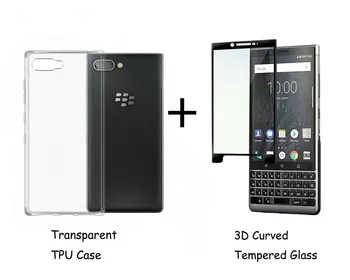 Перейти на Алиэкспресс и купить Для Blackberry KEY2 Le KEYTWO полное покрытие 0,3 мм 2.5D 9H закаленное стекло Защита для экрана цветная Защитная пленка для ЖК-экрана