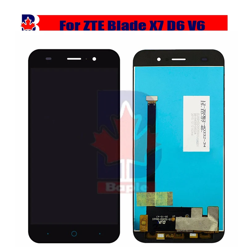

For ZTE Blade X7 D6 V6 Z7 LCD Display Touch Screen Digitizer Assembly Original new Full LCD For ZTE T660 T663 Free shipping