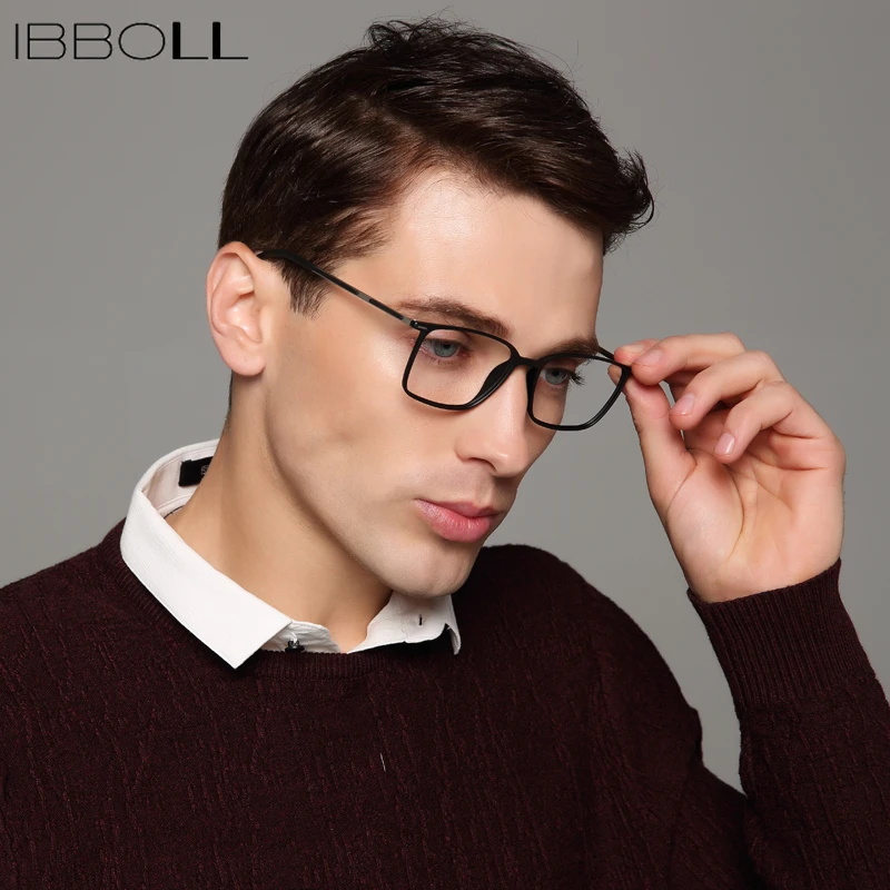 Ibboll мужские оптические оправы для очков роскошные брендовые квадратные Модные