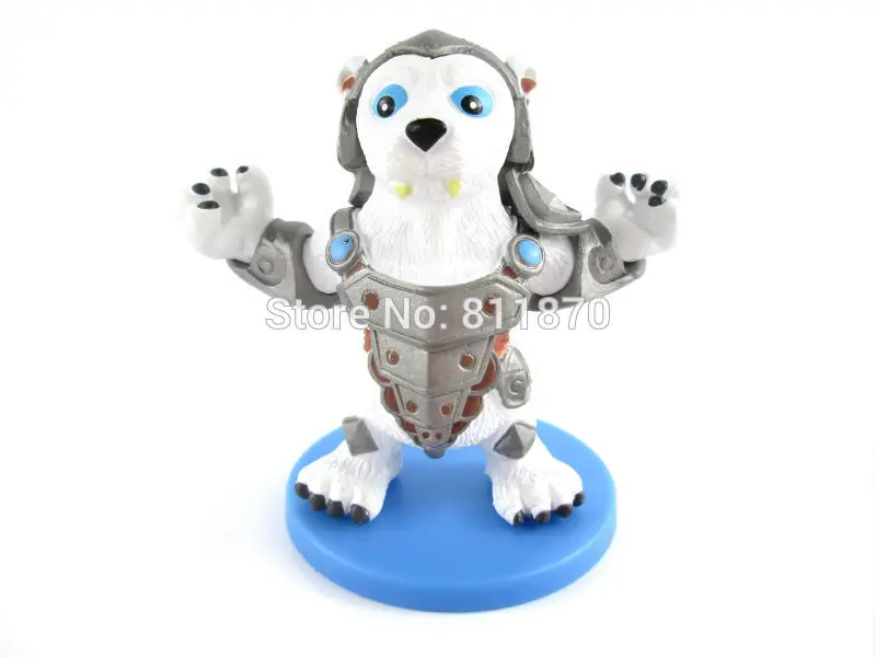 

LOL Cosplay Thunder's Roar Volibear Q Version 7.5cm/2.9'' HI-Q PVC GK Action Figures Model Toys Garage Kits