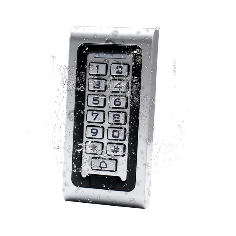 

IP68 Waterproof Access Control System Kit 125KHz RFID Keypad Metal Board