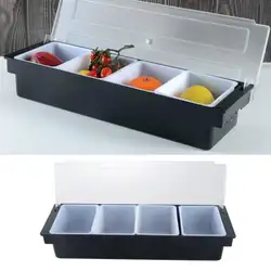 Новое поступление 4/5/6 отсек разделен прибор для хранения фруктов Чехол Коробка Кухня декоративный ящики для хранения контейнеров и