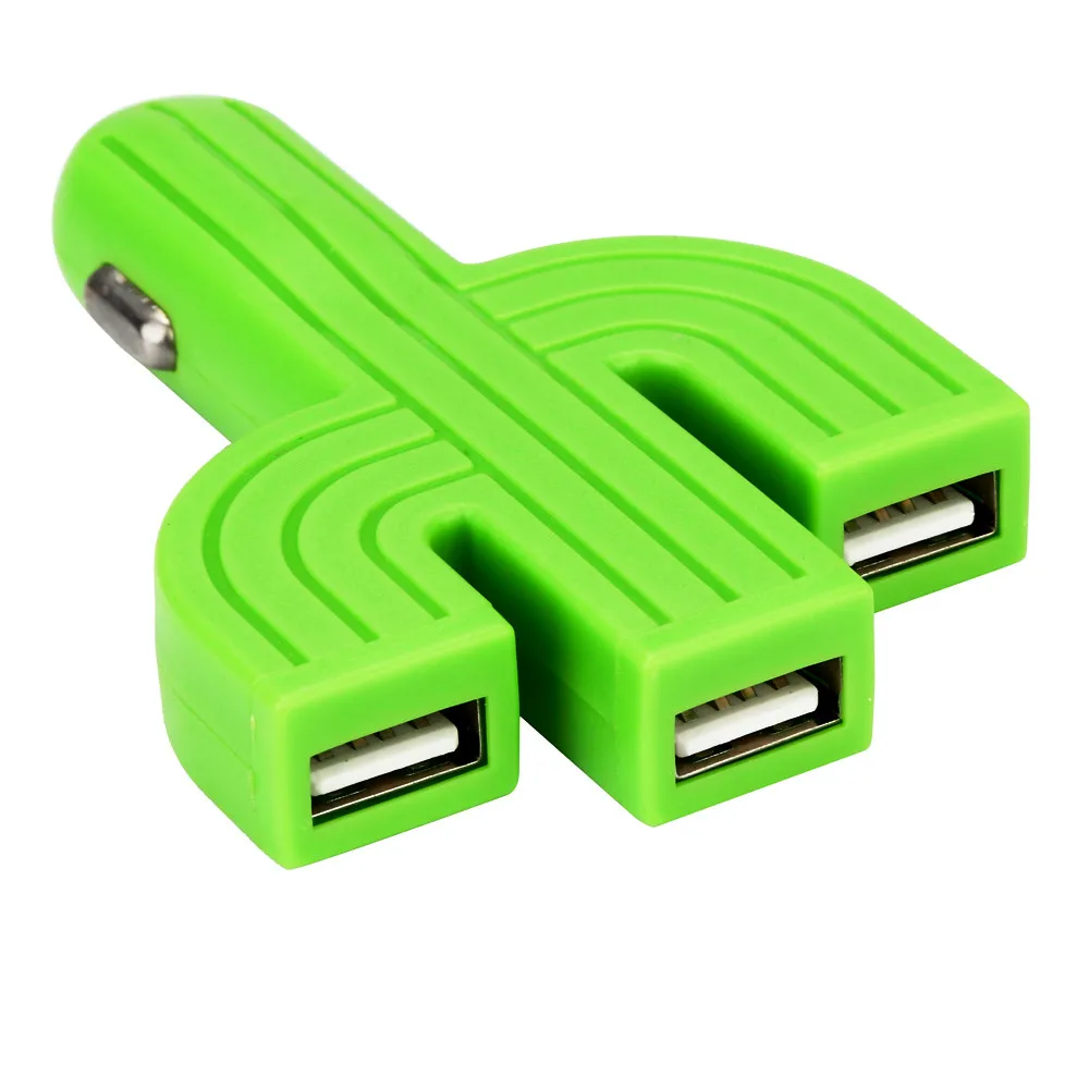 1 шт. GreeMini автомобильный мобильный телефон iPhone12V 24V iPod зарядное устройство кактус