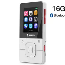 X16 16 Гб Bluetooth MP3-плеер, с 50 часов воспроизведения, высокой четкости без потерь Музыкальный плеер с Bluetooth 4,2, fm-радио