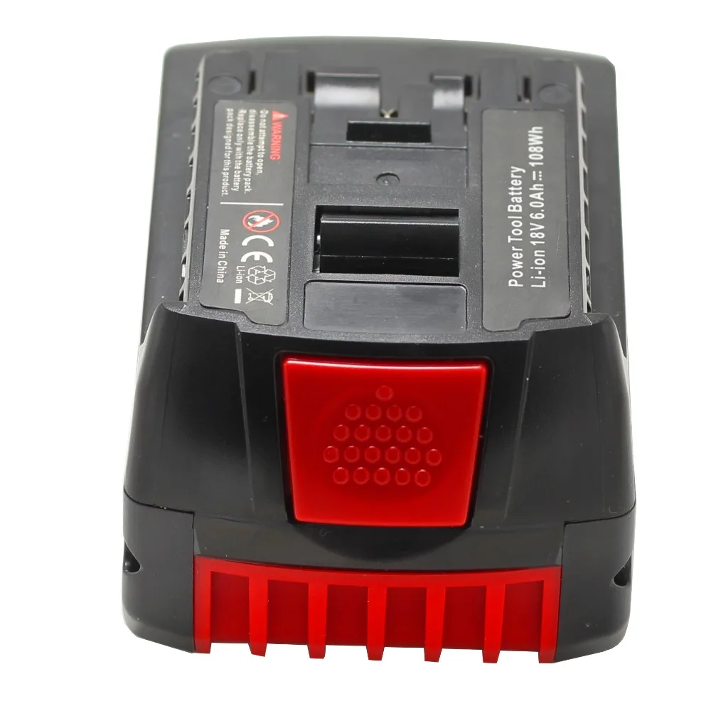 Tanie Dla Bosch 18V 6000mAh elektronarzędzia akumulator zestaw akumulatorów akumulatorowych do wiertarki Bosch BAT609 BAT618 3601H61S10 JSH180