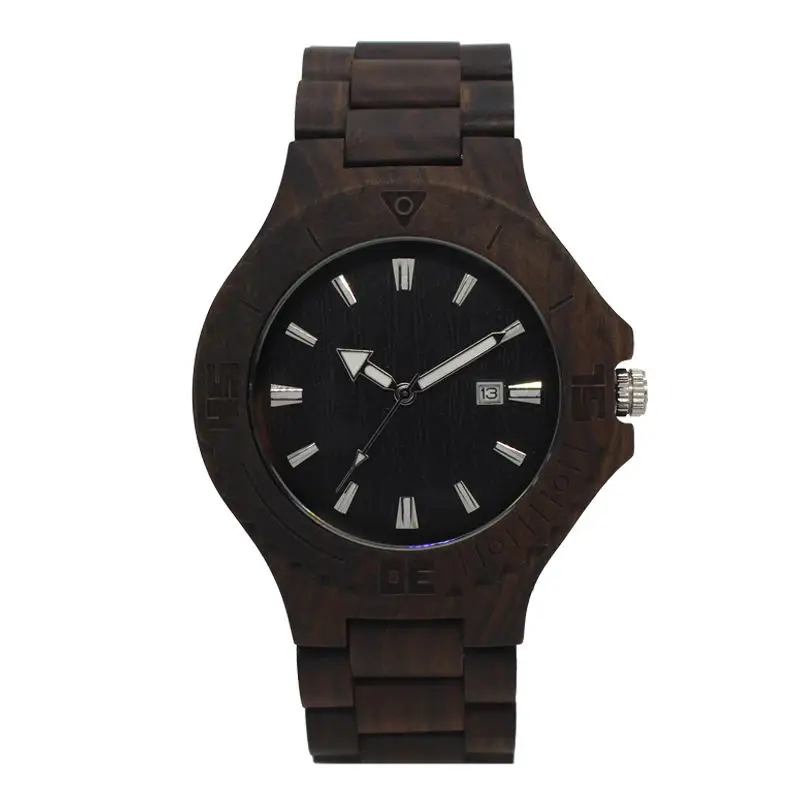 

TJW2018New Men's Wooden Watch Sport Watches Men Waterproof Bamboo Wooden Watch Fashion Watch as Gift Item