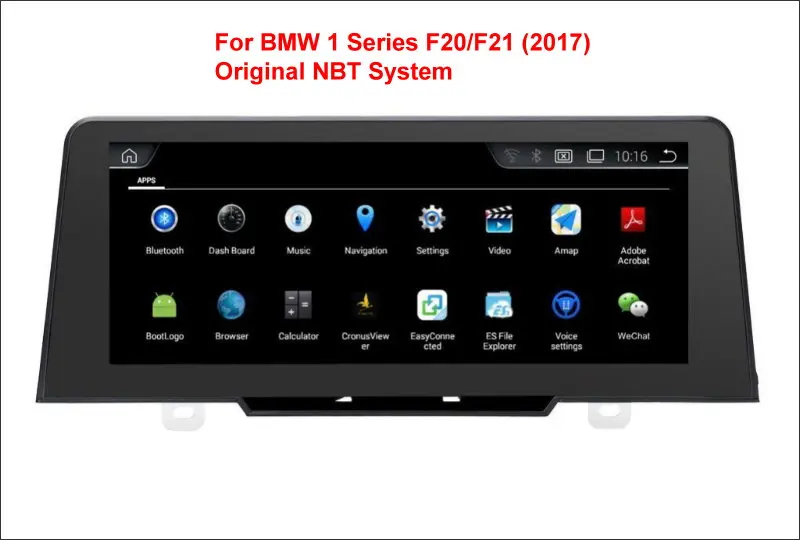 Cheap Liislee Car Android Multimedia For BMW 1 Series F20 / F21 2017 NBT System Radio BT CD DVD Player GPS Navi Map Navigation System 3