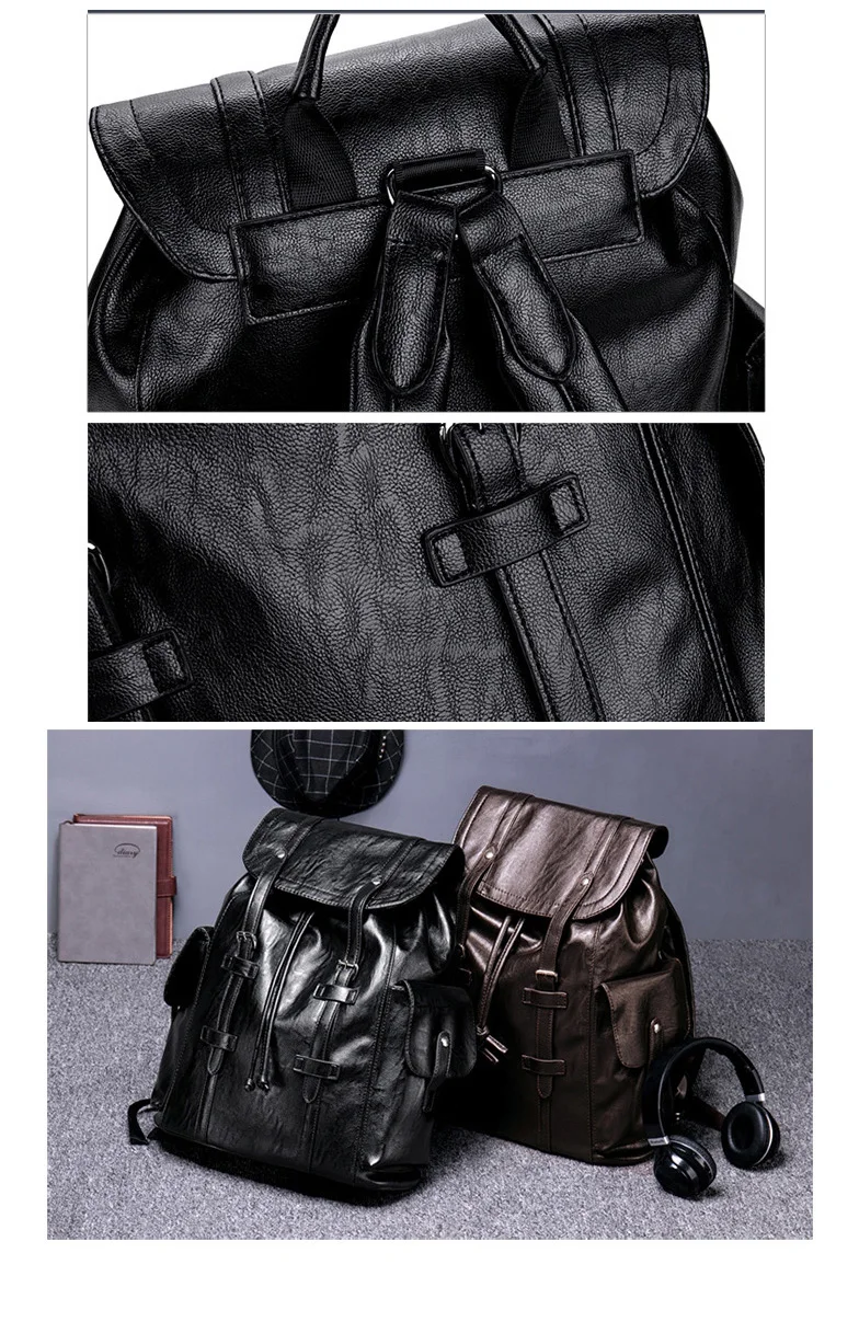 Брендовый мужской кожаный рюкзак, мужские функциональные сумки, мужской водонепроницаемый рюкзак большой вместимости, мужская сумка, школьные сумки для подростков