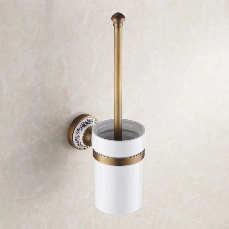 

European luxury antique ceramic brush bronze tissue holder toilet paper dispenser with lib bathroom accessories HJ-1809