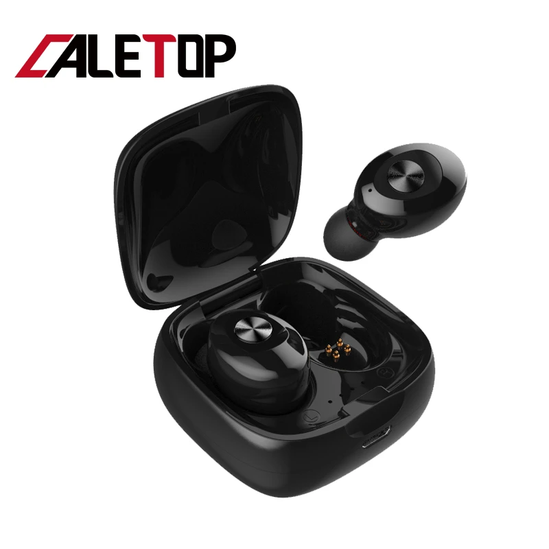 Caletop Bluetooth 5 0 наушники-вкладыши TWS с Беспроводной наушники HiFi стерео музыка IPX5