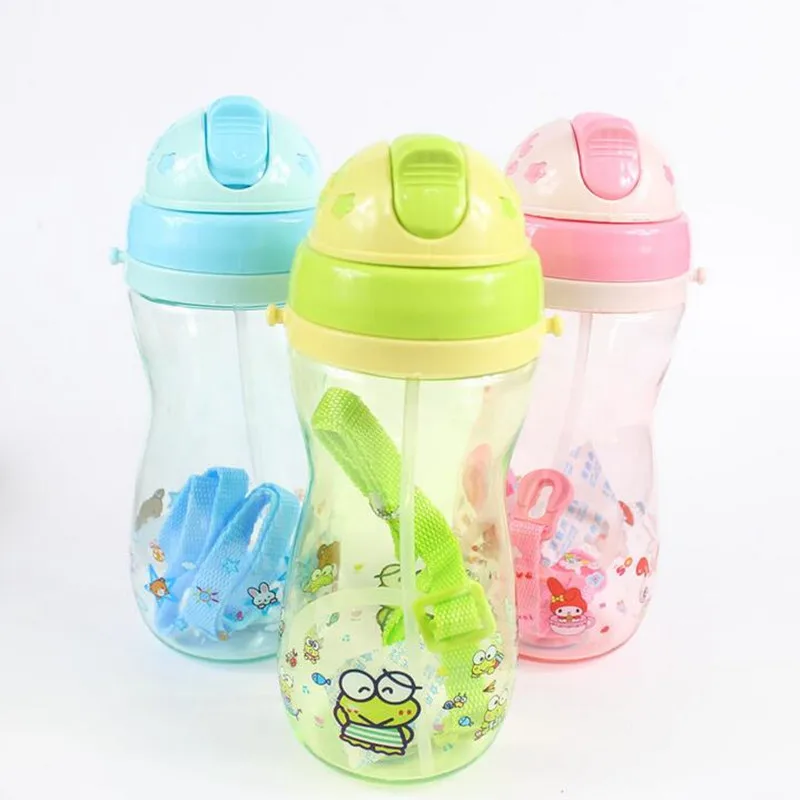 Детские бутылочки Экологичные PP детские бицепышки детские чашки Детские мультфильм детская бутылка для воды соломенная бутылка детский чайник Спортивная бутылка