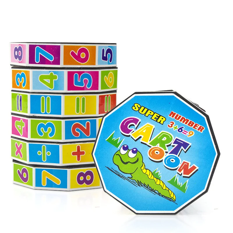 

Baby New Magic Cubes Kid Educational Puzzle Game Intelligent Digital Cube Math Toy for Child Mathematics Numbers Magic Cube Gift
