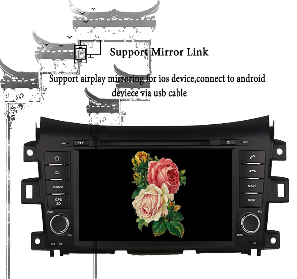 Best DVD Player Radio Pure Android 9.0 For NISSAN NP300 Navara 2014+ Stereo Head unit Sat Nav multimedia Car GPS Navigation System 2