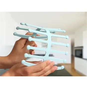 

1pc Fishbone Shaped 30.5cm x 16cm Hanger Necktie Tie Towels Belt Shawl Scarf Rack Space Saving