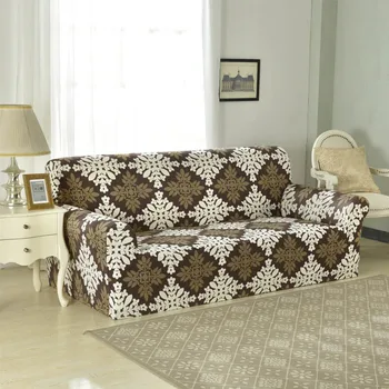 

Three Seater Sofa Covers for Chair Knitting Slipcover Elastic Sofa Universal Covers for Armchairs Universal Seat Couch Cover 48