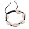 Charm Bohemia Jewelry Hand-knitted Beaded Shells Bracelet Women Natural Shell Pearl Accessories Rope Bangles Adj Size Wristband ► Photo 2/6