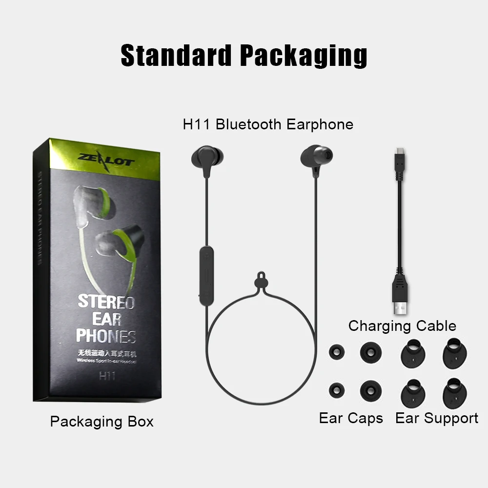 Bluetooth наушники NEW ZEALOT H11 водостойкие с микрофоном|Наушники и гарнитуры| |