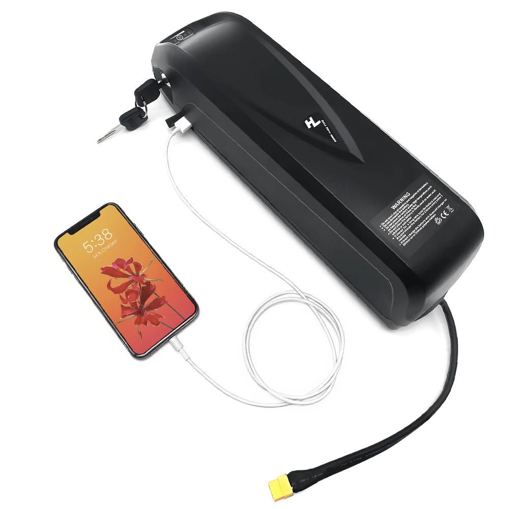 Bateria com Plug Celular e Moto- Preço com Carregador 1000w Hailong åa Usb 18650 Bbs02 Bbshd 2a Bafang 48v 30a Bms 500w 750w