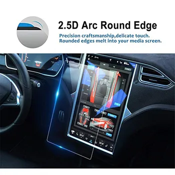 

For Tesla Model X/Model S 17-Inch Car Navigation Screen Protector Tempered Glass Touch Screen Protector